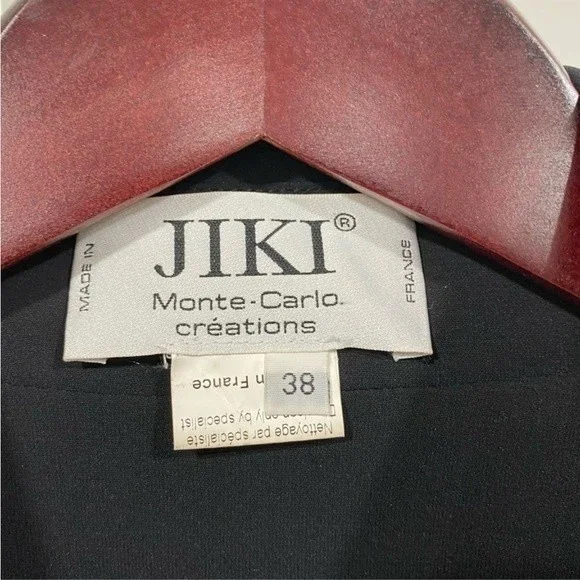 Vintage Jiki Monet-Carlo Creations Blouse with crystals. Medium US/ FR 38
